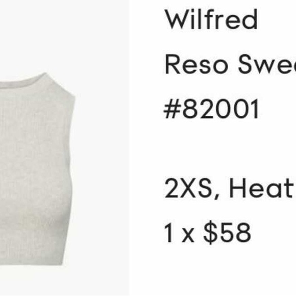 Aritzia Wilfred Matching skirt and top set NEW! - Picture 2 of 3